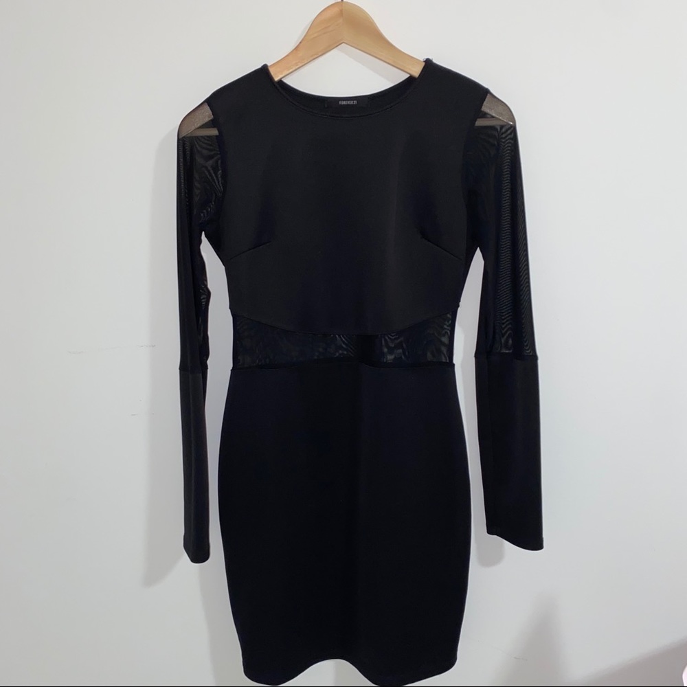 Mini black dress